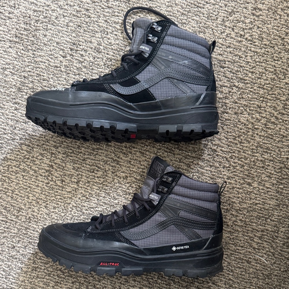 Vans Men’s Black & Gray High-Top GORE-TEX All-Trac Boots